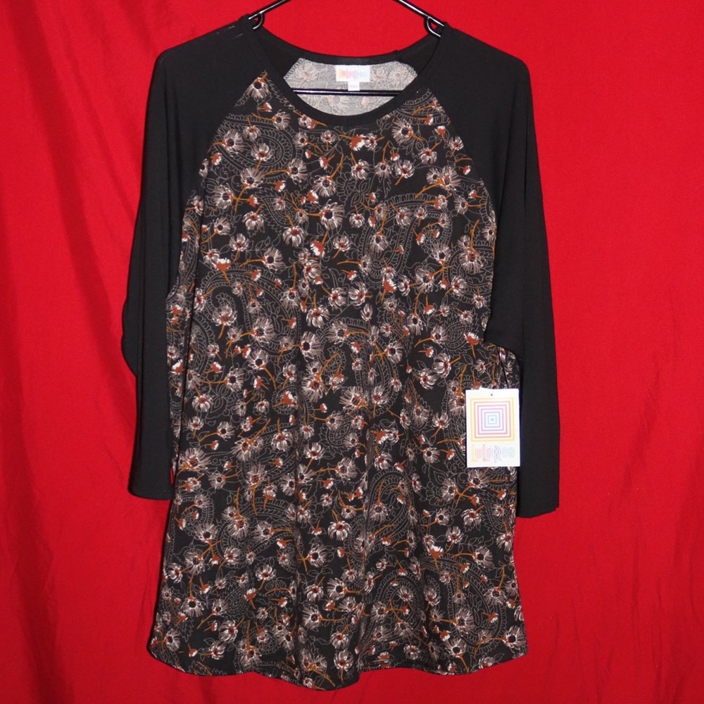 LuLaRoe Randy Floral Blouse NWT